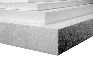Polystyrène Expansé (EPS) à bords droit coloris blanc - Dimension : 1000 MM X 500 MM - Epaisseur : 2 CM à 5 CM