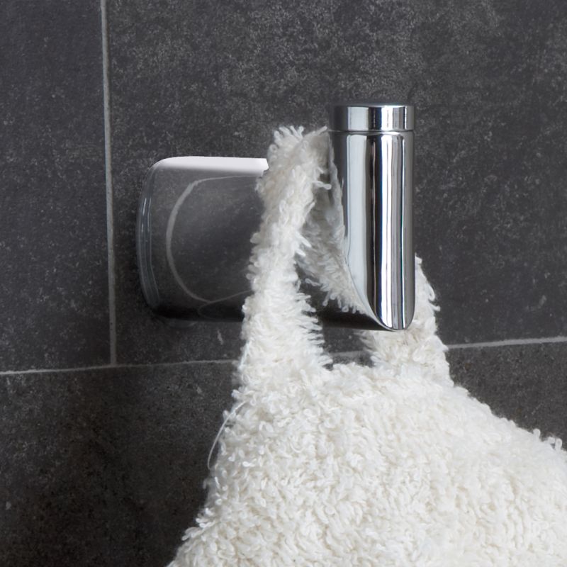 Toilet paper holder, chrome finish combined with stainless steel, 128*50*105 mm - RONDA 6646800