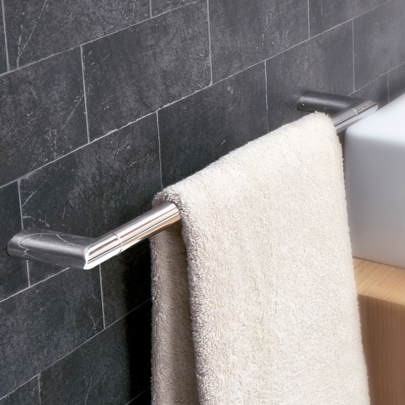 Toilet paper holder, chrome finish combined with stainless steel, 128*50*105 mm - RONDA 6646800