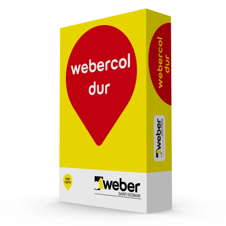 Mortier colle Webercol Dur St Gobain - Coloris Blanc - Hautes performances Classé C1TE - Pour carrelage, céramique et pâte de verre, Adapté à l'usage en immersion : piscines, bassins et réservoir - Sac 25kg